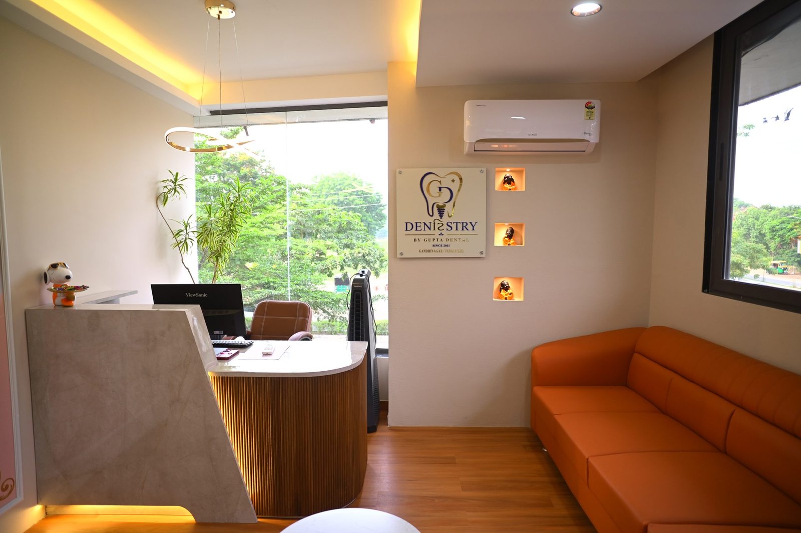 Reception and waiting area